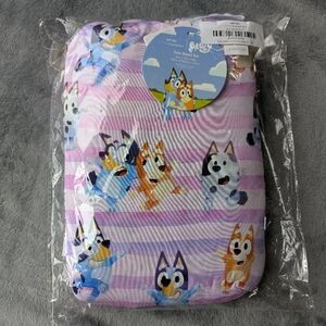 Little Sleepies bluey dance all day twin sheet set pink